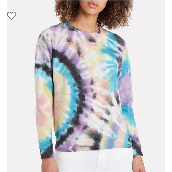 mother denim tie dye sweatshirt